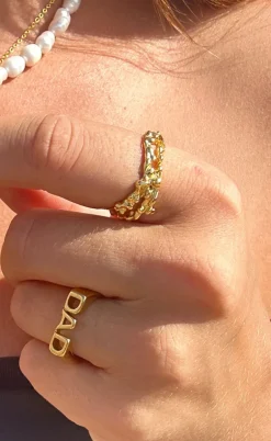 Smykkeli Copenhagen Ring - Dad - Golden