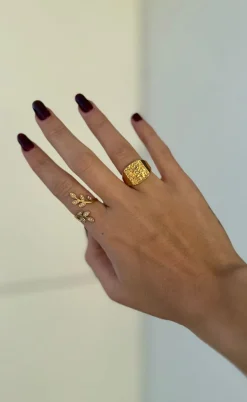 Smykkeli Copenhagen Ring - Ebeltoft - Gold Colour