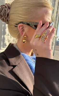 Smykkeli Copenhagen Ring - Emily Big - Gold Colour