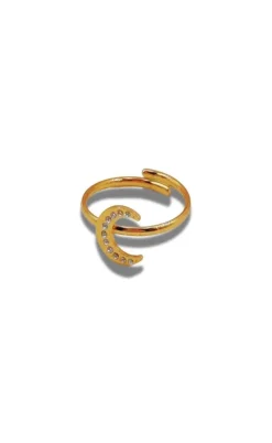 Smykkeli Copenhagen Ring - Havana Moon - Gold Colour