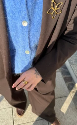 Smykkeli Copenhagen Ring - Line - Gold Colour