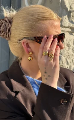 Smykkeli Copenhagen Ring - Line - Gold Colour