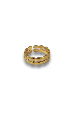 Smykkeli Copenhagen Ring - Lisa - Gold Colour
