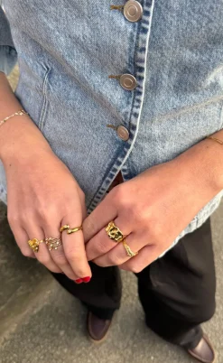 Smykkeli Copenhagen Ring - Mathilde - Gold Colour