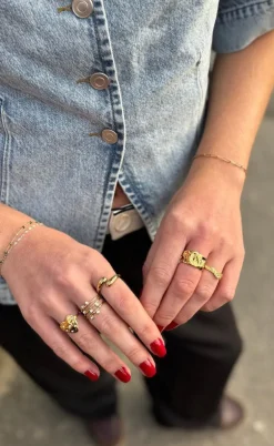 Smykkeli Copenhagen Ring - Mathilde - Gold Colour