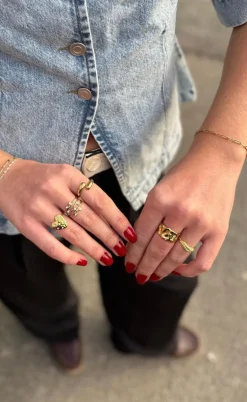 Smykkeli Copenhagen Ring - Mathilde - Gold Colour