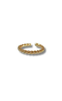 Smykkeli Copenhagen Ring - Snake - Gold Colour