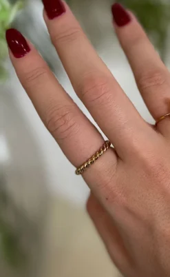 Smykkeli Copenhagen Ring - Snake - Gold Colour