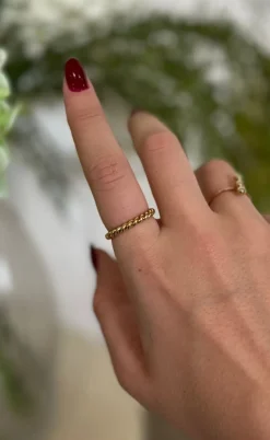 Smykkeli Copenhagen Ring - Snake - Gold Colour