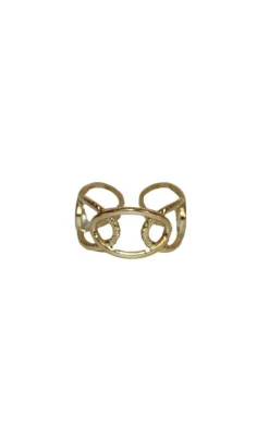 Smykkeli Copenhagen Ring - Svaneke - Gold Colour