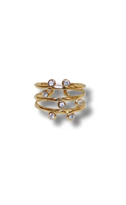 Smykkeli Copenhagen Ring - Tiff - Gold Colour