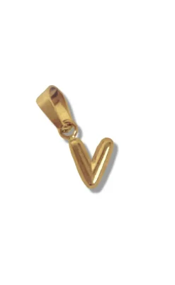 Smykkeli Copenhagen Vedhæng - Chunky Letter - Gold Colour