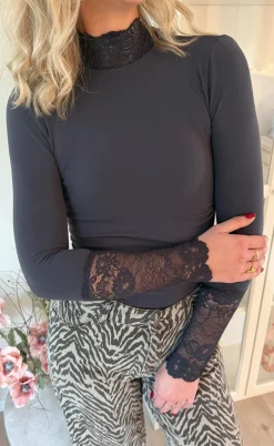 Tim & Simonsen Bluse - Abby - Antracit