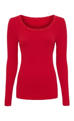 Tim & Simonsen Bluse - Frida Rib - Rosso