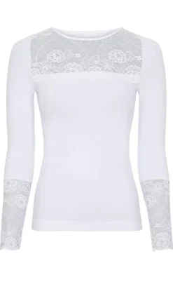 Tim & Simonsen Bluse - Nancy Lacechest - Bianco