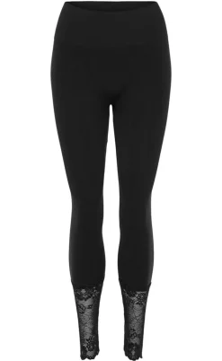 Tim & Simonsen Leggings - Martha Lace - Nero