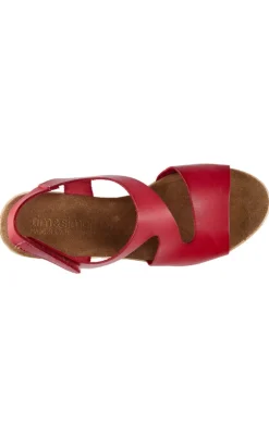 Tim & Simonsen Sandaler - Katia Nature - Rojo