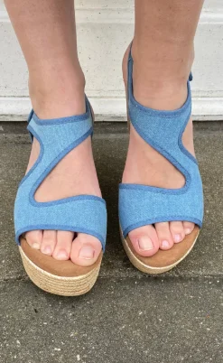 Tim & Simonsen Sandaler - Masha Nature - Jeans