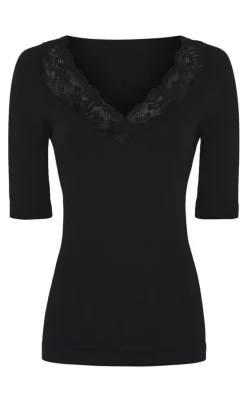 Tim & Simonsen Top - Belen SS - Nero