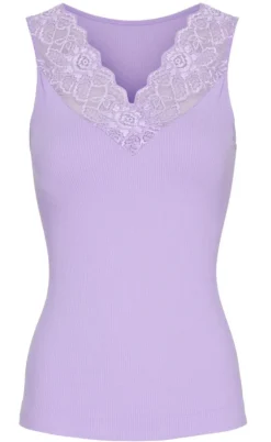 Tim & Simonsen Top - Belen V-Lace - Lavender (vendbar)