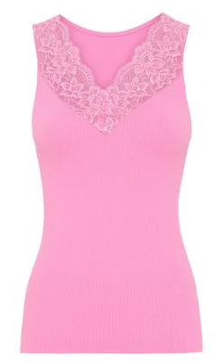 Tim & Simonsen Top - Belen V-Lace - Macaron (vendbar)