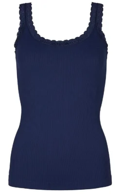 Tim & Simonsen Top - Frida Rib - Blu