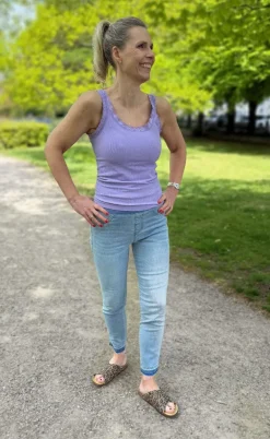 Tim & Simonsen Top - Frida Rib - Lavanda