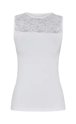 Tim & Simonsen Top - Nancy Rib - Bianco