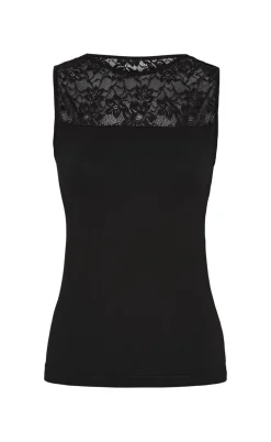 Tim & Simonsen Top - Nancy Rib - Black