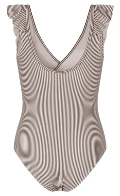 Unica Copenhagen Badedragt - Madina - Brown Stripes