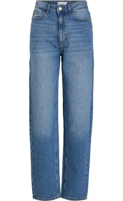 VILA Bukser / Jeans - Kelly - Medium Blue Denim