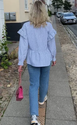 VILA Bukser / Jeans - Kelly - Medium Blue Denim