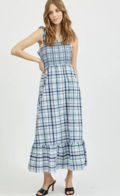 VILA Kjole - Conelia Smock Medi - Snow White