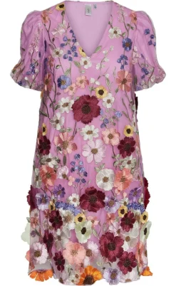YAS Kjole - Flowering - Pink Lavender