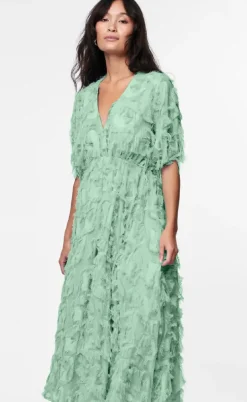 YAS Kjole - Pazylla Midi - Mist Green