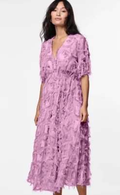 YAS Kjole - Pazylla Midi - Pastel Lavender